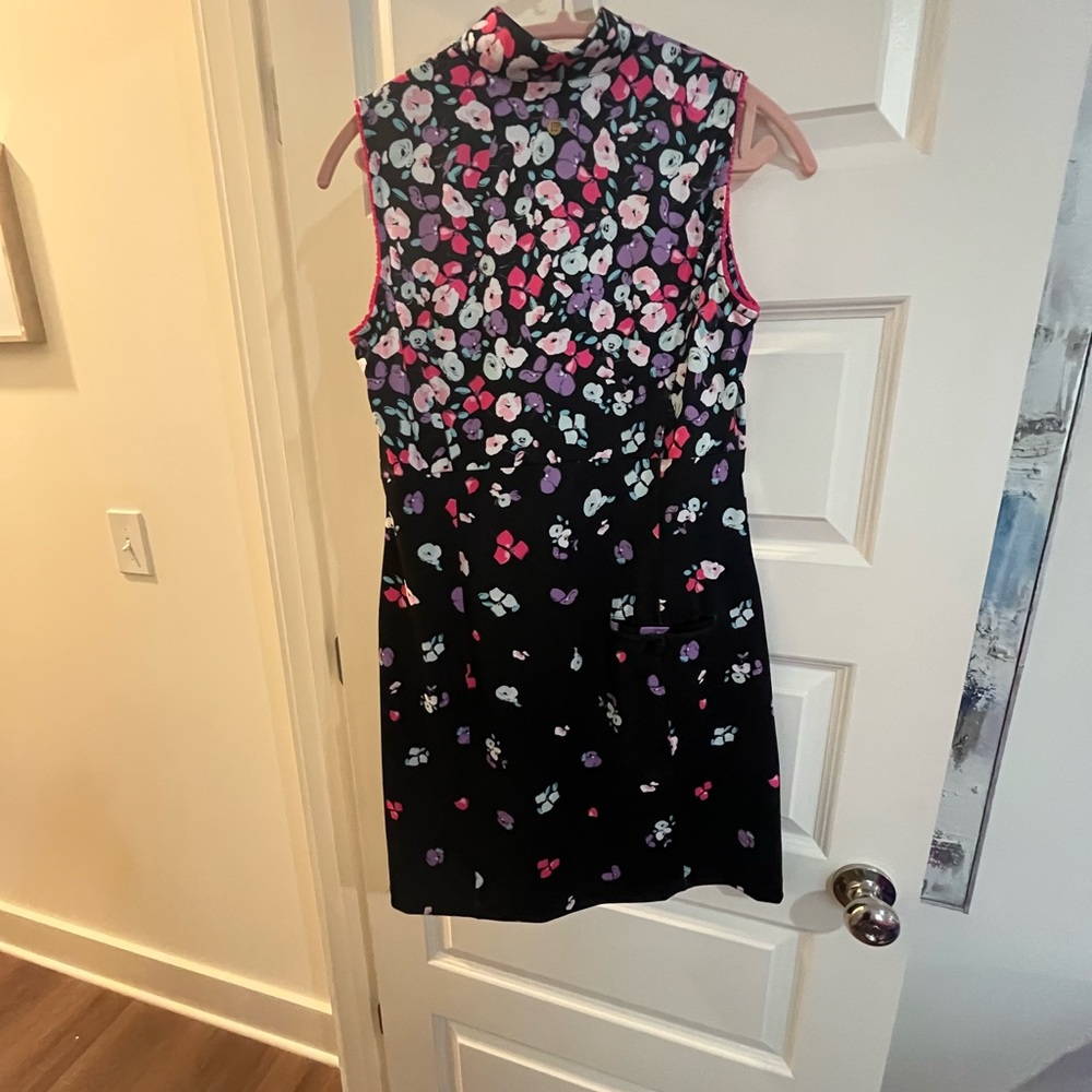 EP Pro Black and Floral Athletic Dress